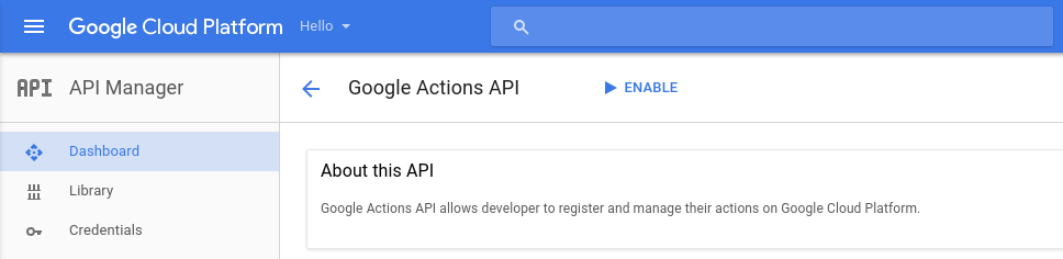 Google Home Publish Instructions Steps