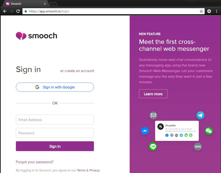 Smooch Publish Instructions Steps